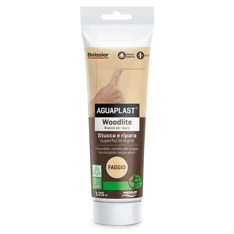 Stucco per legno Aguaplast Woolite pronto all‘uso faggio 125 ml Actieprijs