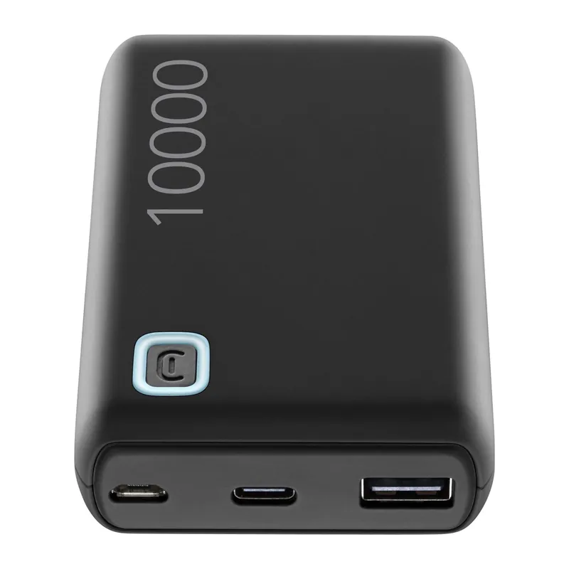 Power Bank Cellularline Essence 72 ore 10.000 mAh nero Op = Op