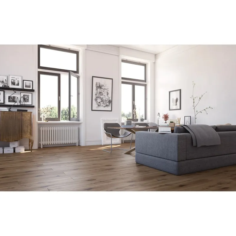 Pavimento SPC Futura Robust rovere scuro luzern sp 4 mm 123x19 cm Gratis Retour