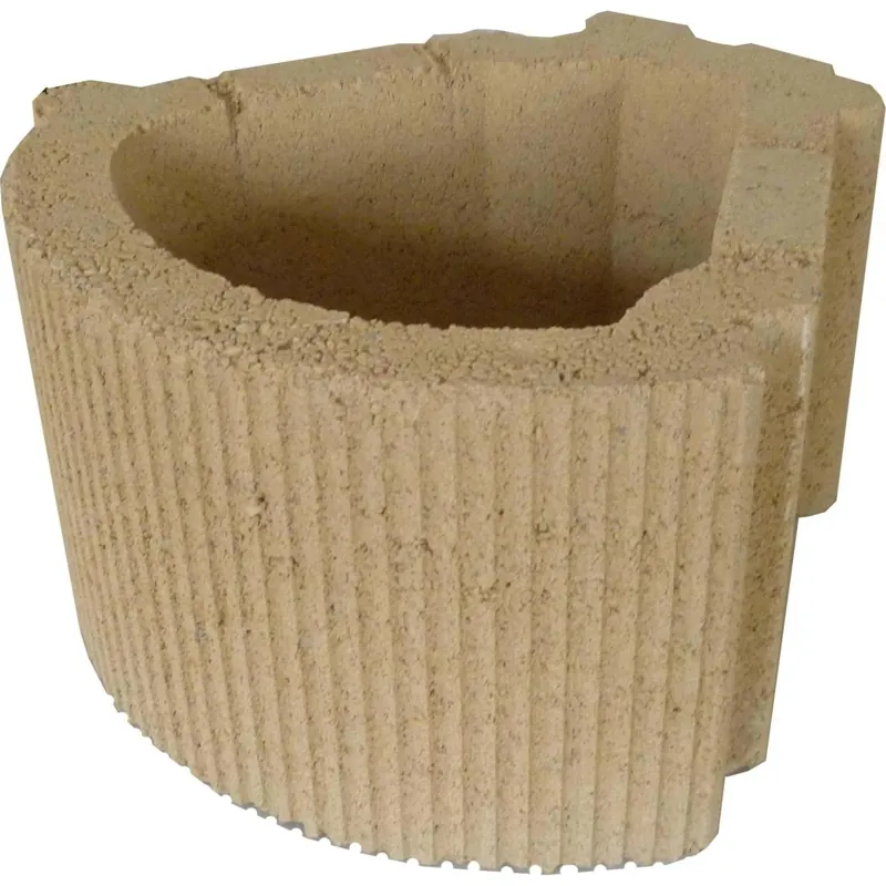 Koop Vandaag Blocco fioriera per muri di contenimento in cemento 20x34x34 cm deserto
