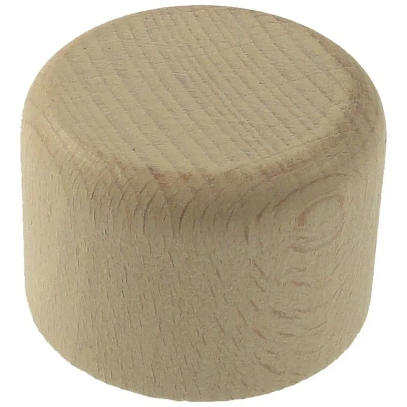 Gecertificeerd Terminale bastone tenda Tappo in legno bianco antico Ø 35 mm 2 pz