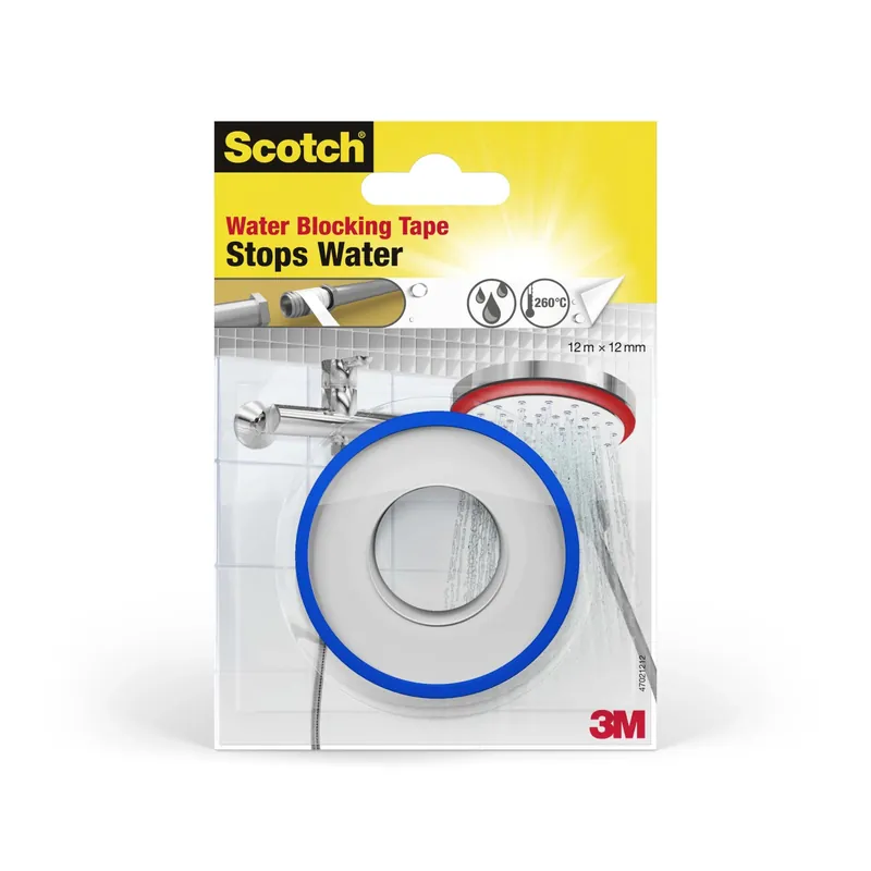 Korting Nastro sigillante idrorepellente Scotch® 12 mm x 12 m bianco