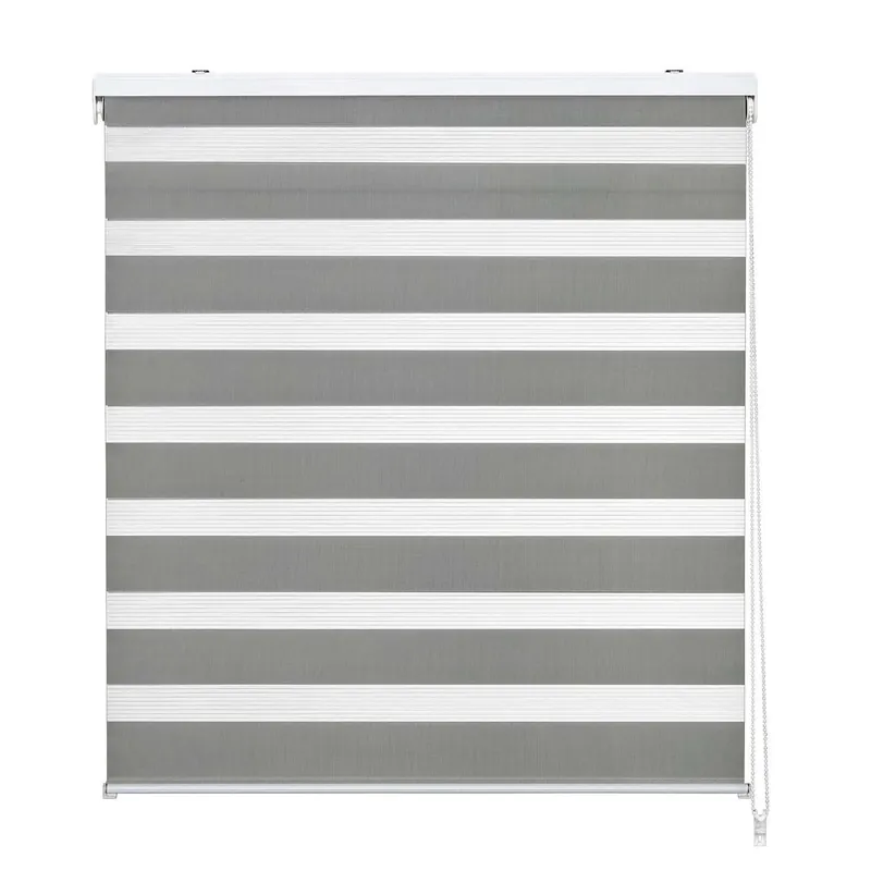 Laatste Versie Tenda a rullo notte e giorno grigio chiaro 120 x 252 cm