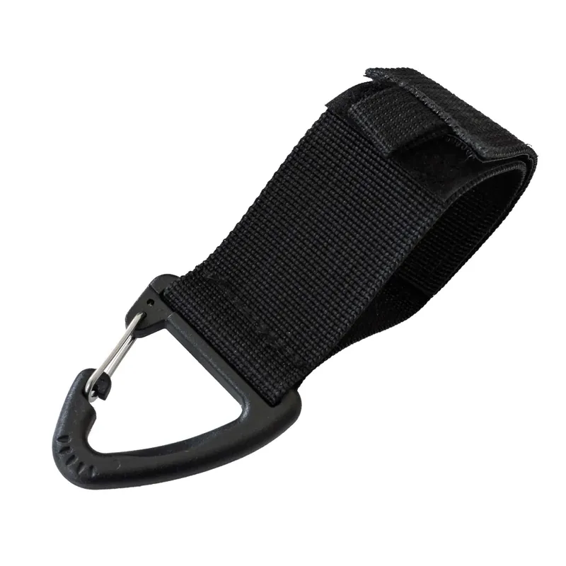 Fascette a strappo con moschettone L25xH3,8 cm nero 2 pz Express Levering
