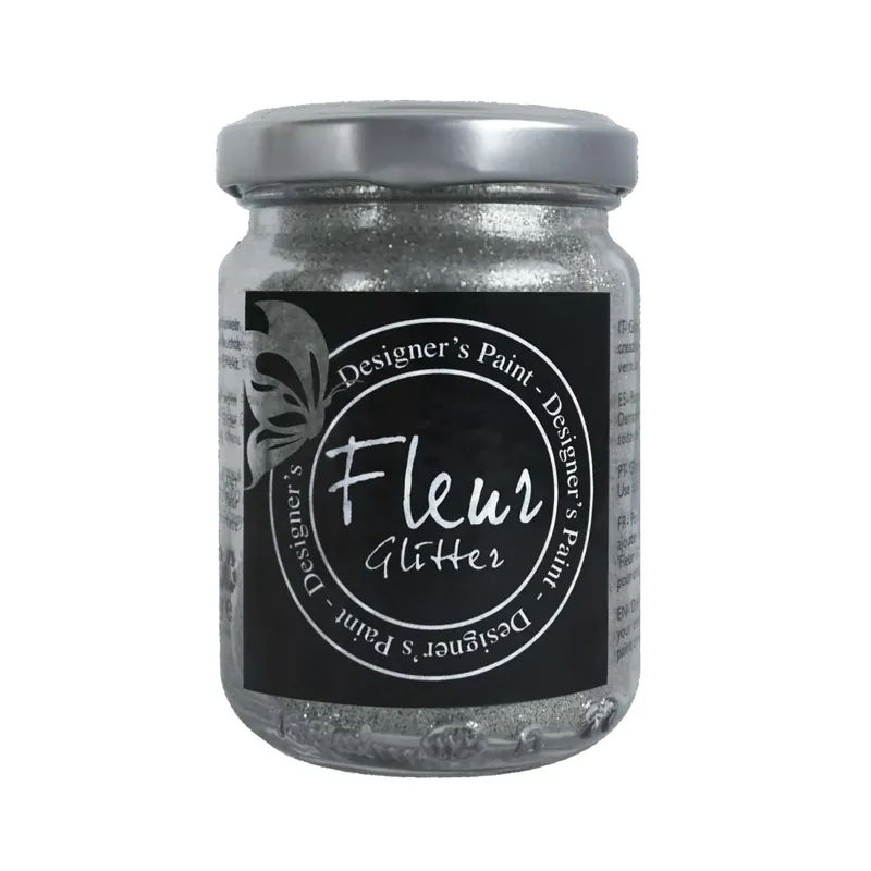 Favoriet Glitter in polvere Fleur Silver 90 g