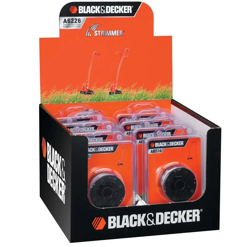 Rocchetto per tagliabordi Black+Decker Ø 1,5 mm x 6 m Beste Prijs