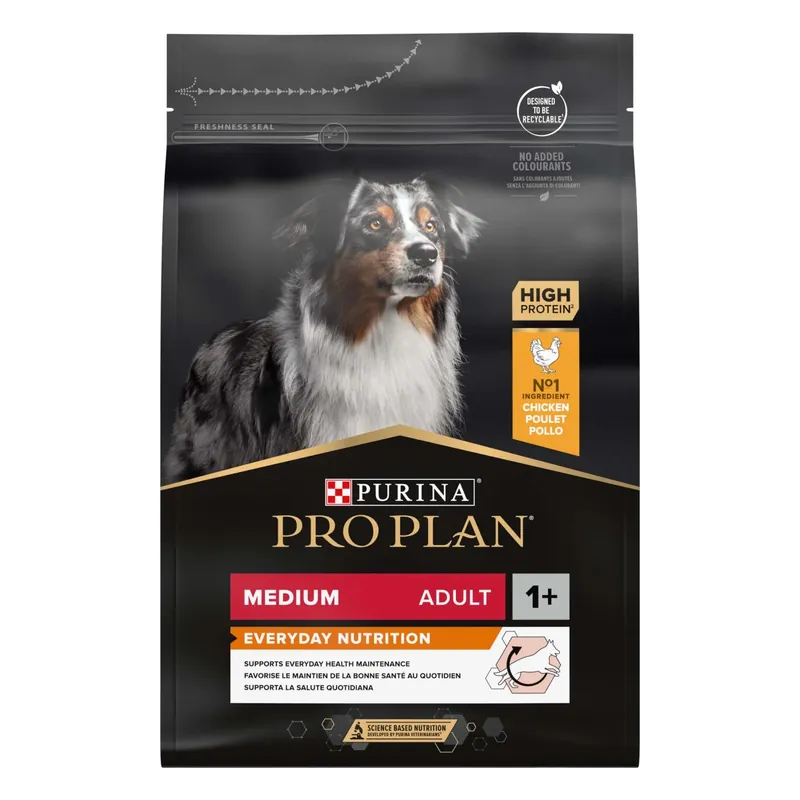 Cibo secco per cani Purina ProPlan Medium Adult Everyday Nutrition al pollo 3kg Koop Online