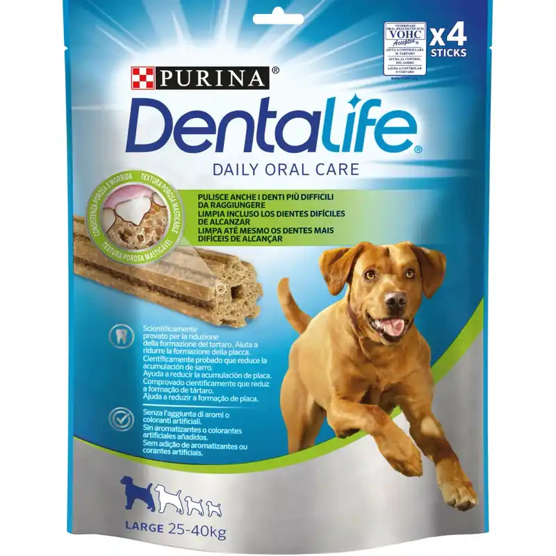 Populair Snack cane per l`igiene orale Purina Dentalife taglia Large