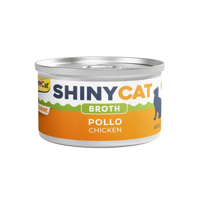 Fabrieksprijs Cibo umido per gatti ShinyCat Broth 60% pollo 70 g