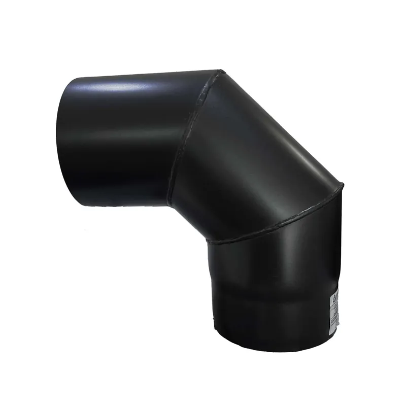 Premium Elemento angolare per canale da fumo a 90 °serie Arredo-Legna Ø 120 mm