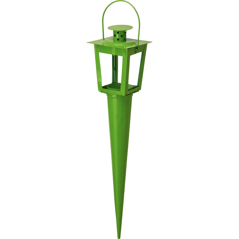 Actieprijs Torcia a picchetto in metallo 7x7x40 cm assortito in 4 varianti
