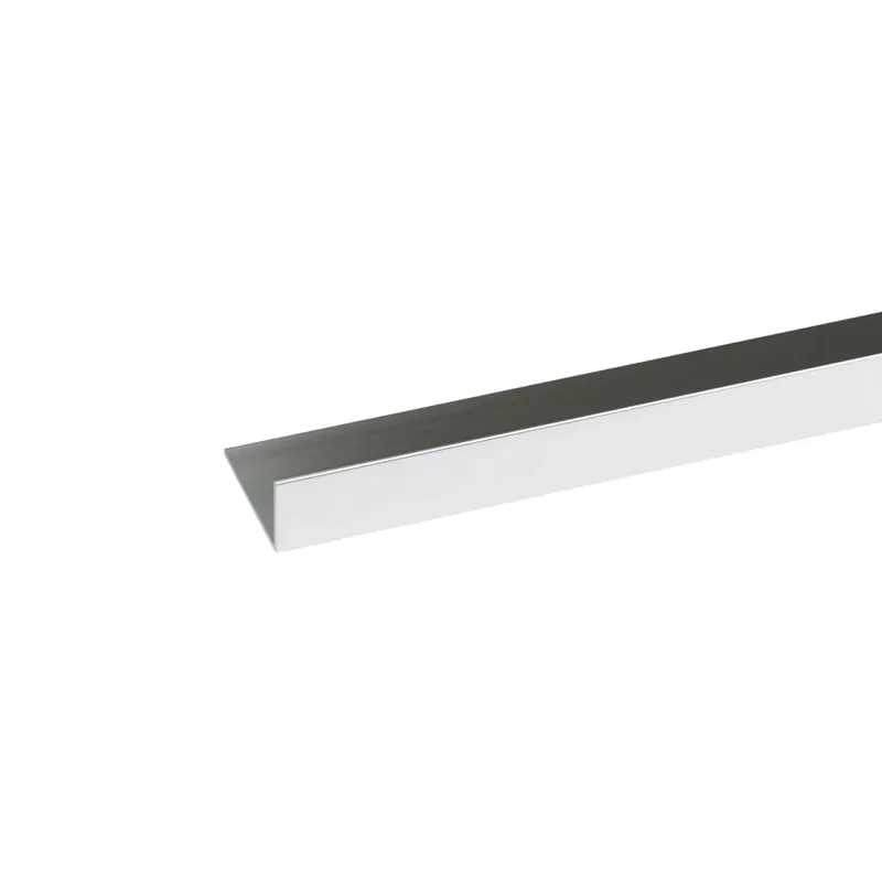 Profilo angolare a L 2 m 30x15 mm acciaio inox Snelle Levering