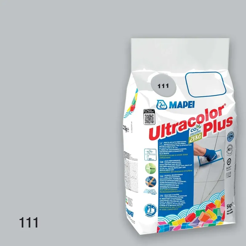 Stucco per fughe Ultracolor plus 5 kg colore 111 Argento Alleen Vandaag