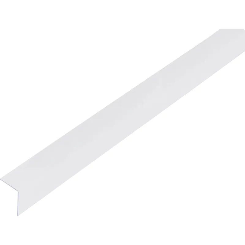 Profilo angolare lati uguali forma L plastica 20x20x2600 mm trasparente Nu Kopen