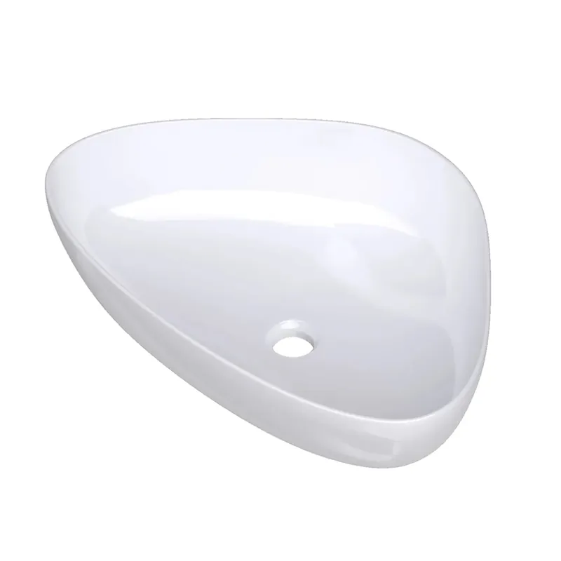 Weekendaanbieding Lavabo da appoggio Bergamo in ceramica 59x39 cm