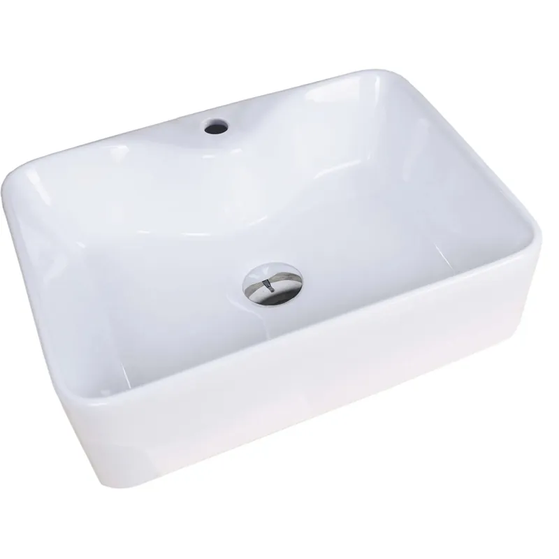 Lavabo rettangolare appoggio Lecce 48 cm x 38 cm x 13,5 cm Bestseller