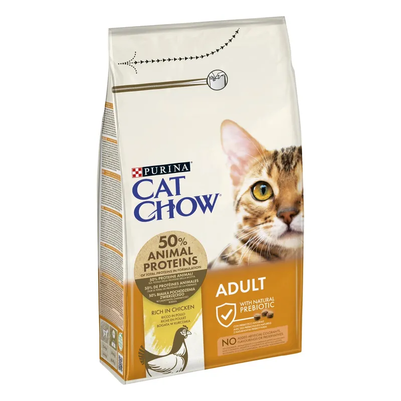 Beperkt Aanbod Crocchette per gatti adulti con pollo Purina Cat Chow 1,5 kg