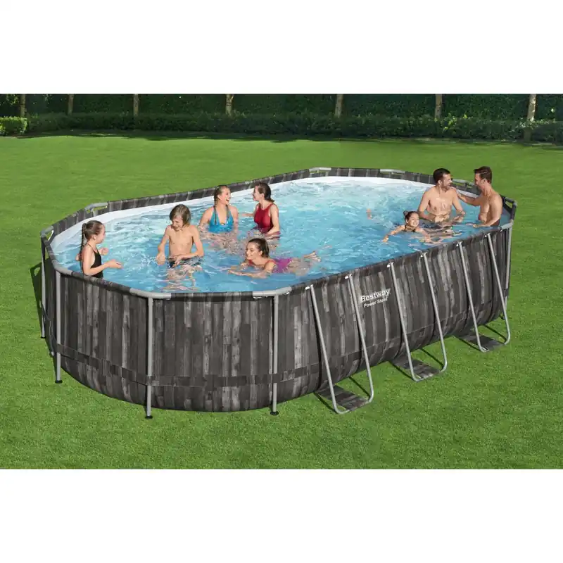Piscina fuori terra tubolare in pvc/acciaio Bestway Pw Steel 610x366x122 cm Betrouwbaar