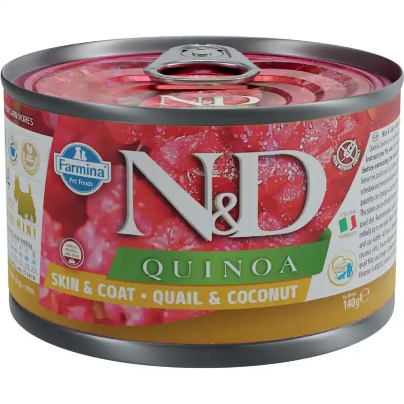 Cibo umido per cani N&D Adult Mini quinoa, quaglia e cocco 140 g Meest Verkocht