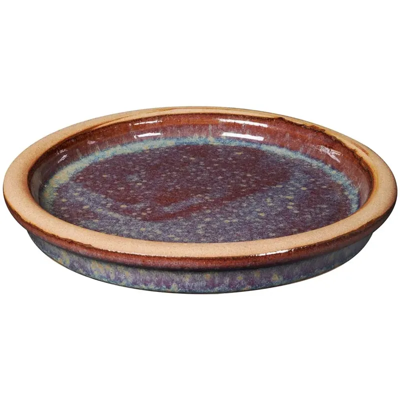 Sottovaso in terracotta smaltata Romance Deroma Ø 31 cm Gecertificeerd