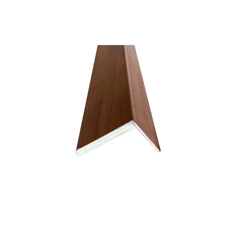 Populair Coprifilo liscio listellare laminato Noce Naz. alt 7 cm con ala da 4 cm