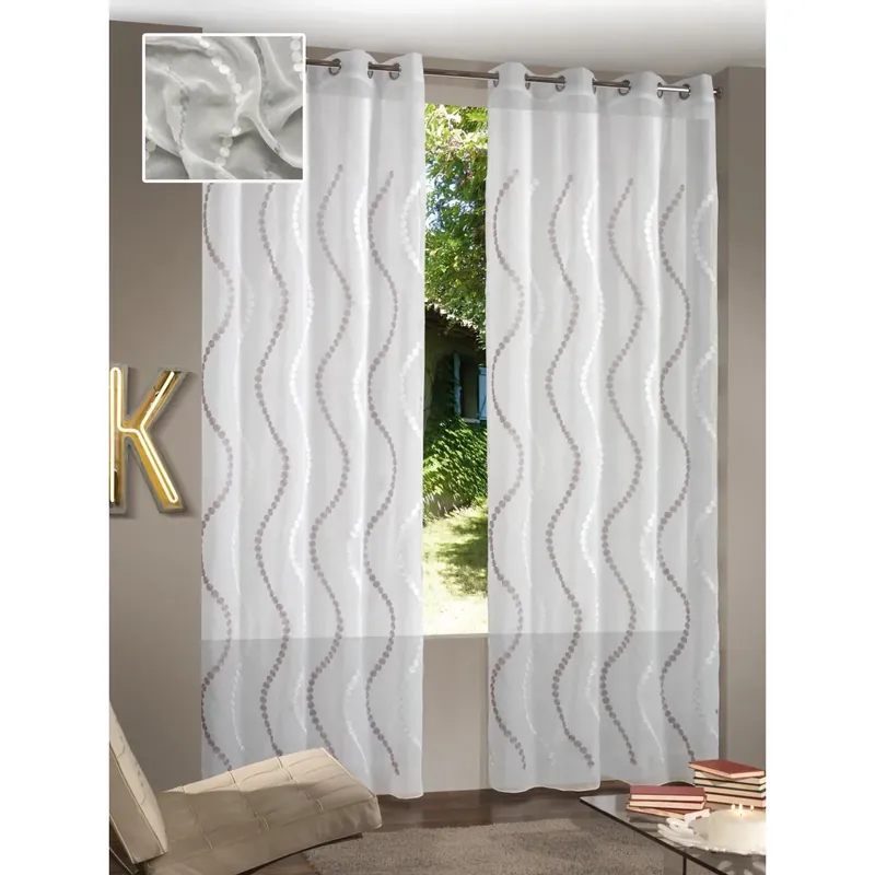 Tenda arredo Bolle L 140 x H 280 cm grigio Actieprijs