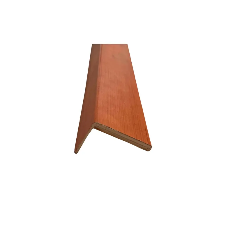 Must-Have Coprifilo liscio listellare laminato Ciliegio alt 7 cm con ala da 4