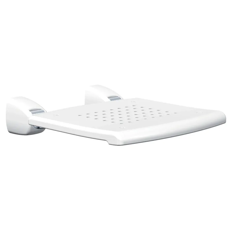 Sedile doccia ribaltabile da muro 11x51x42 cm bianco Flitsaanbieding