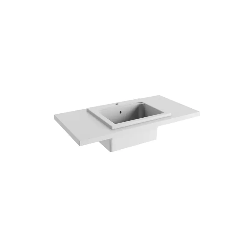 Top melaminico Caren per lavanderia sp.4 cm 120,5x51,2 cm Direct Beschikbaar