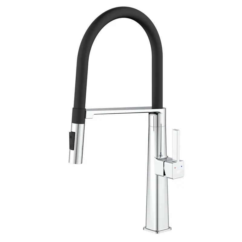 Veilige Betaling Rubinetto per lavabo Tokyo quadrato cromo