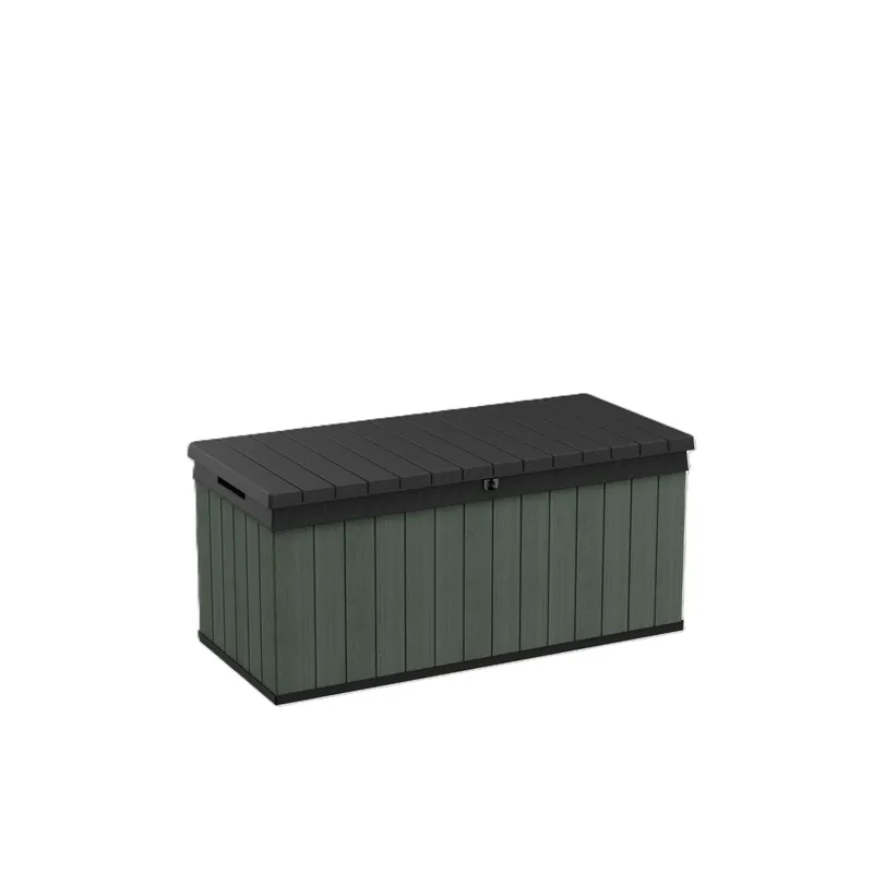 Baule da esterno Darwin 120G 142x65x64 cm 454 l verde Meest Verkocht