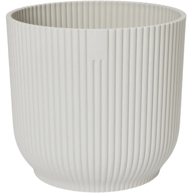 Vaso per piante Elho Vibes Fold Ø 22x20 cm bianco seta Exclusieve Aanbieding