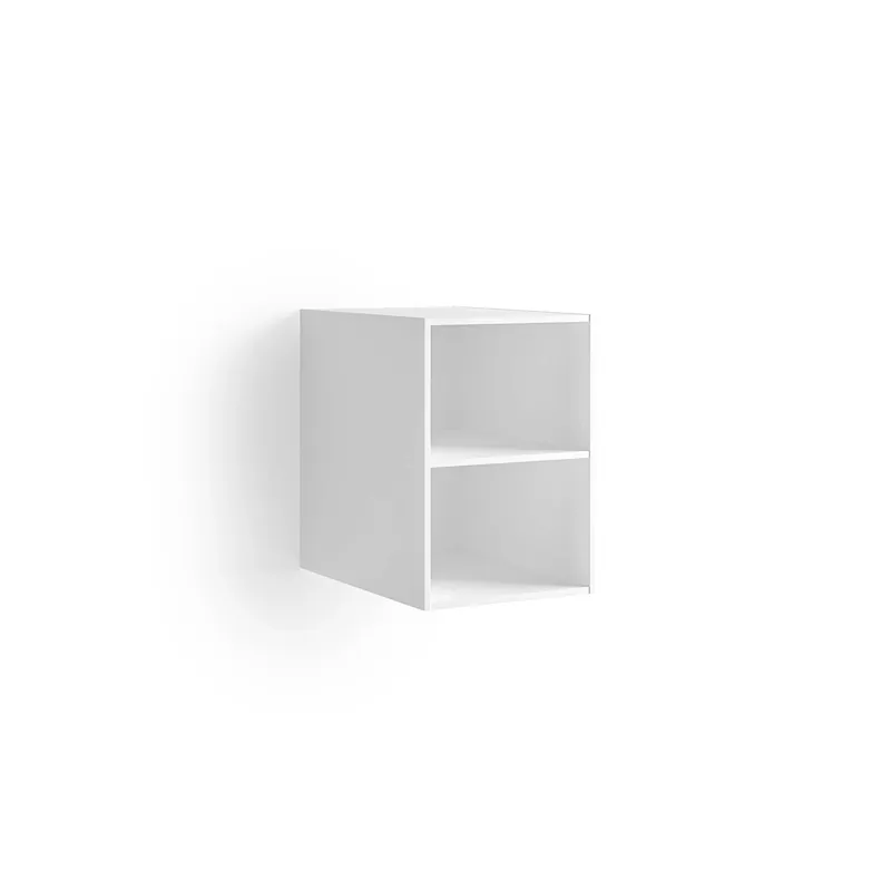 Lage Prijs Mobile bagno base sospesa Caren 2 vani 50x25x50,8 cm acero