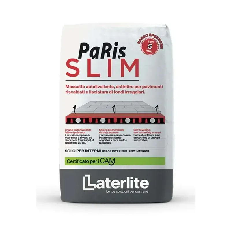 Beperkte Voorraad Massetto autolivellante PARIS SLIM 25 kg