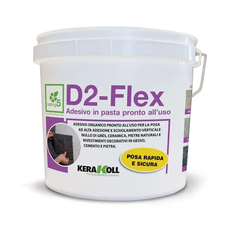 Adesivo organico D2 Flex Kerakoll pronto all‘uso 5 kg Dagaanbieding