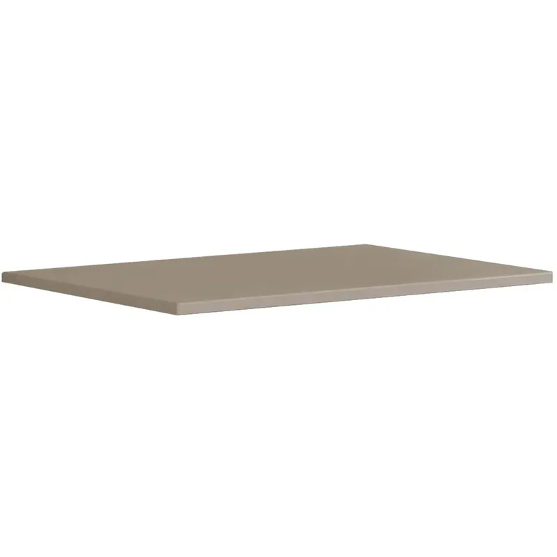 Speciale Aanbieding Top di finitura Bali laccato lucido visone l59,7 x h1,8 x p45,5 cm