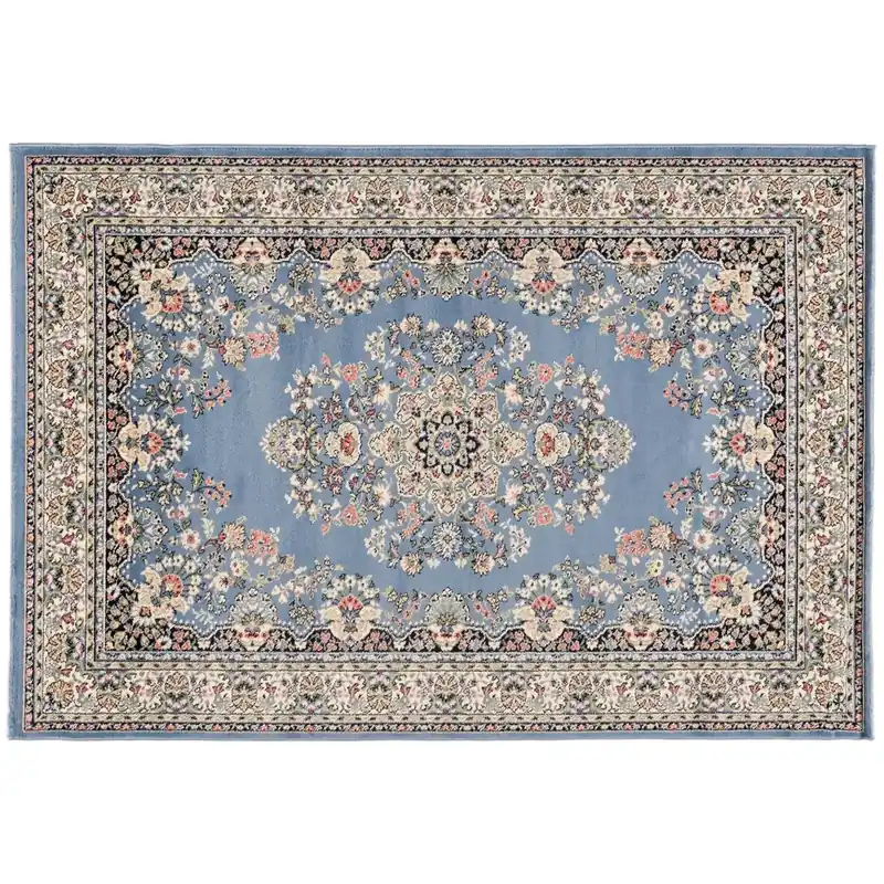 Nieuw Tappeto Izmir azzurro disegno classico 60 x 110 cm