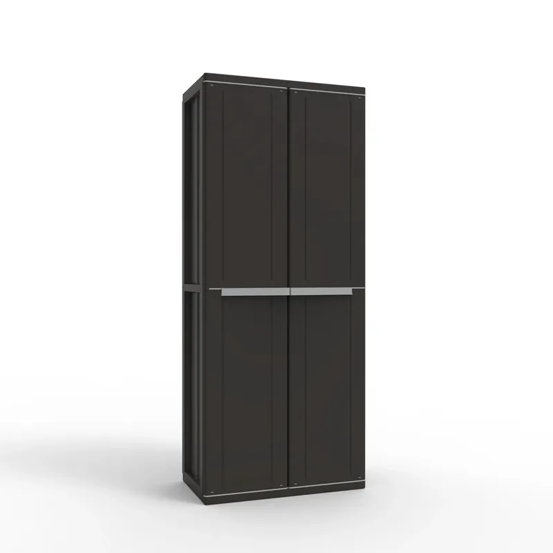 Hete Deal Armadio da esterno alto J Line 2 ante 3 ripiani P 60 kg 163x68x37 cm