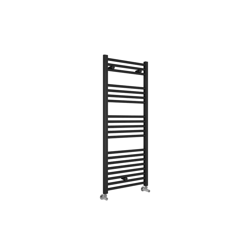 Actieprijs Termoarredo in acciaio nero opaco Bormio L 50 x H 118,8 cm