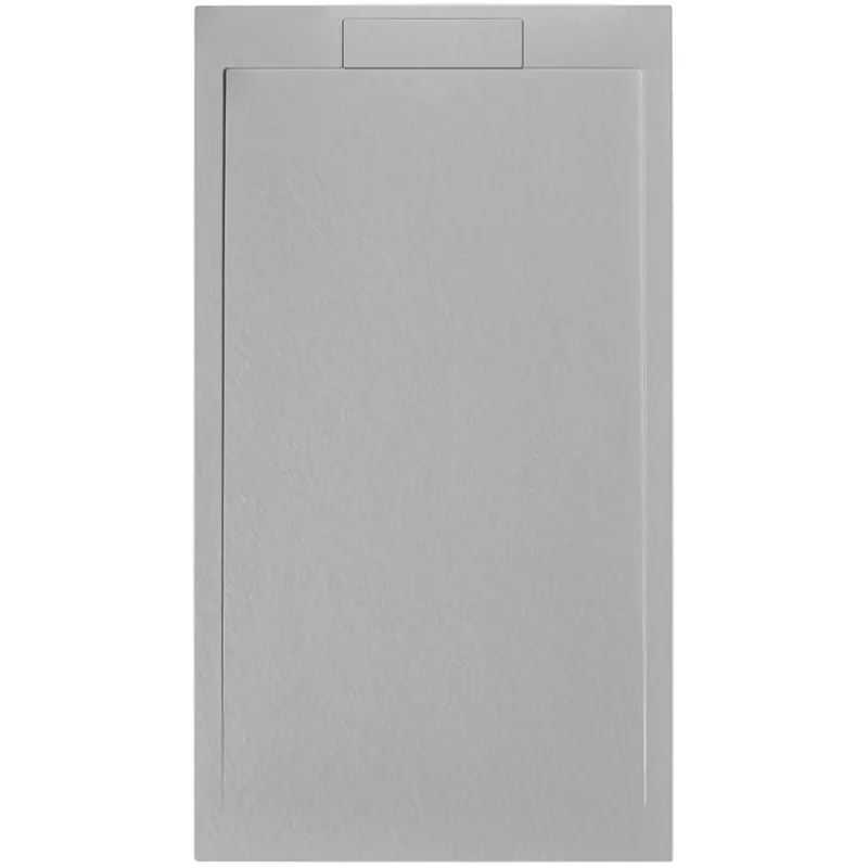 Piatto doccia Euphoria in resine di poliestere grigio 80x120 cm Actieprijs