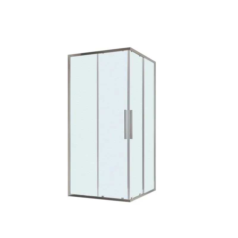 Lato box doccia angolare estensione cm 72-74 cromo stampato Uitverkoop