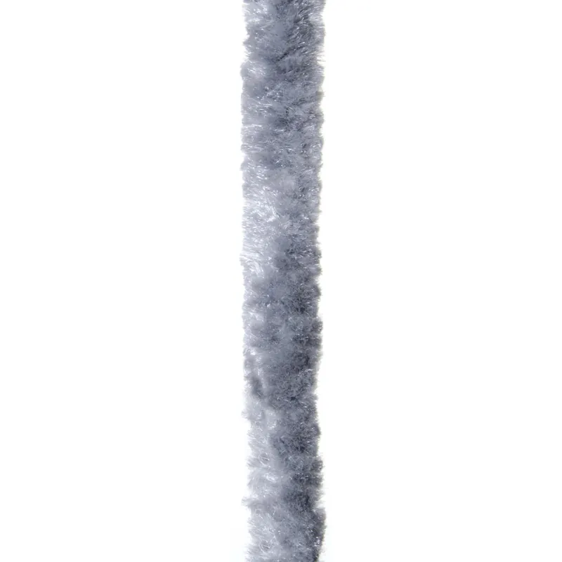 Tenda per porta in ciniglia di polipropilene 100x220 cm grigio Seizoensaanbieding