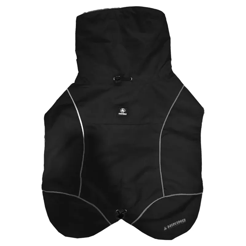 Superprijs Cappotto cani impermeabile Hiking Makalu dorso 40 cm nero