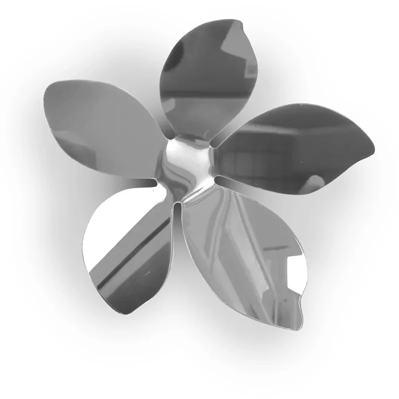 Sagome adesive 3D fiori argento Superprijs