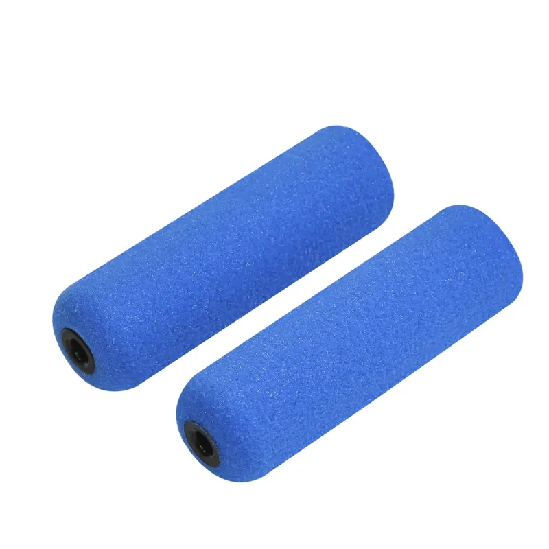 Premium Ricambio mini rullo prodotti all`acqua 11 cm spugna microforata 2 pz
