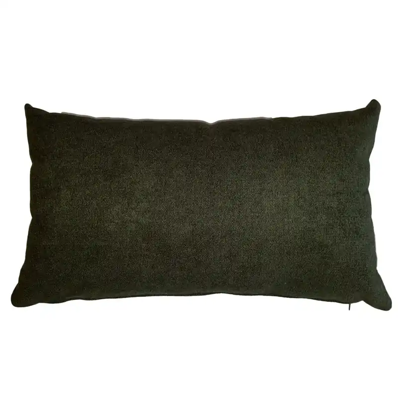Seizoensaanbieding Cuscino arredo Roma verde bottiglia 30 x 50 cm