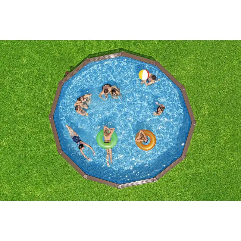 Piscina fuori terra tubolare in pvc/acciaio Bestway Hydrium 560x130 cm Gereduceerde Prijs