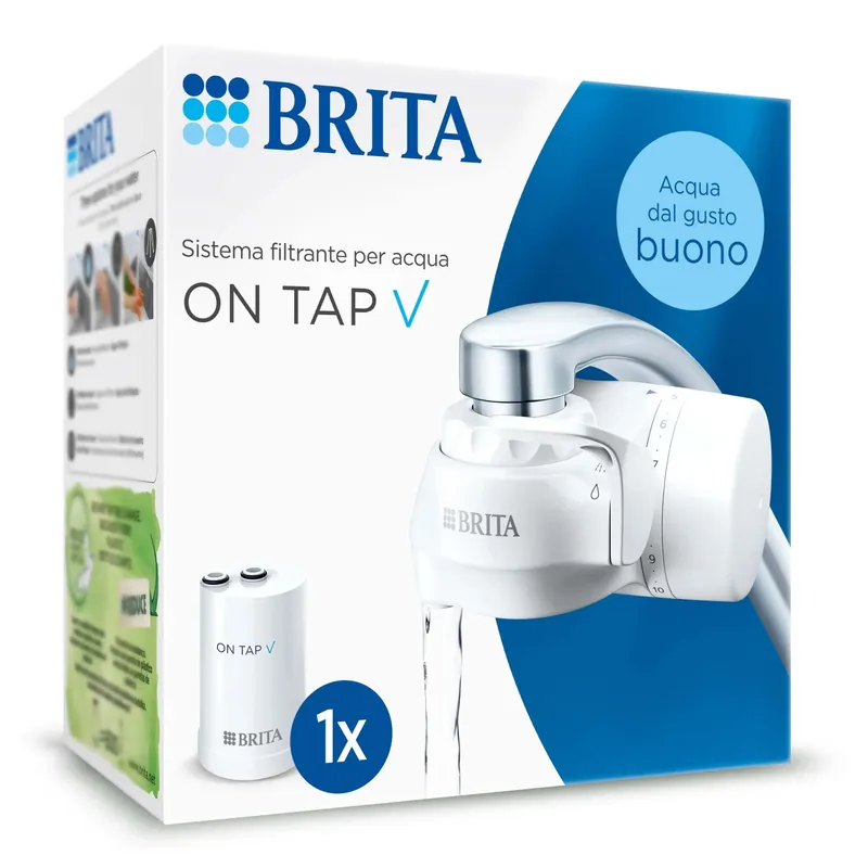 Lage Prijs Filtro per acqua Brita On Tap V bianco con 1 filtro V incluso