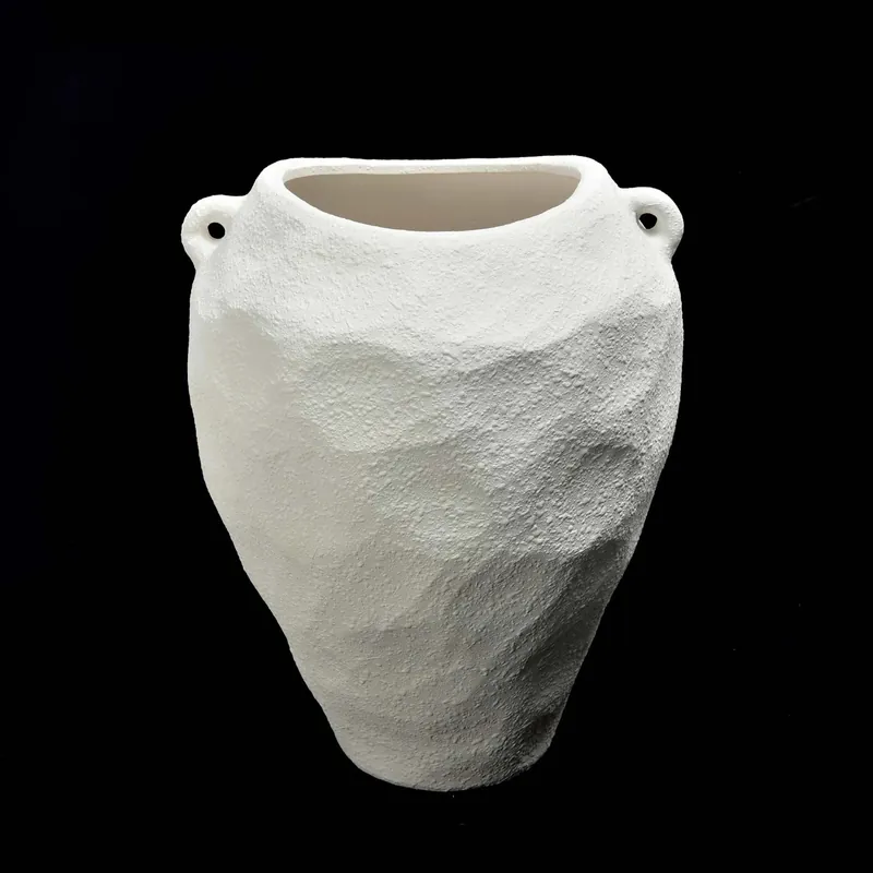 Vaso in ceramica 29,5x29,5xH38cm bianco Nu Kopen