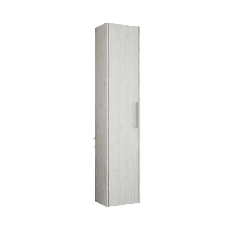 Finale Uitverkoop Mobile bagno colonna sospesa reversibile 1 anta finitura olmo creme 34x162x25 cm
